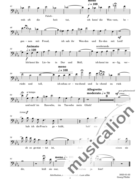 Lehár, Franz: Gern hab ich die Fraun geküßt (Gladly, I Kissed the Woman) - Fagot +Piano:22