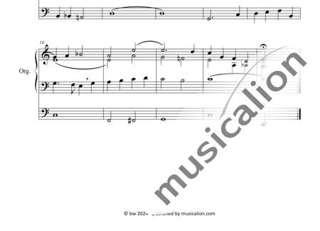 Gebhardt, Ernst Heinrich: Ich lebe von Barmherzigkeit (2) - (I Live by Mercy) - Organ>wped:1