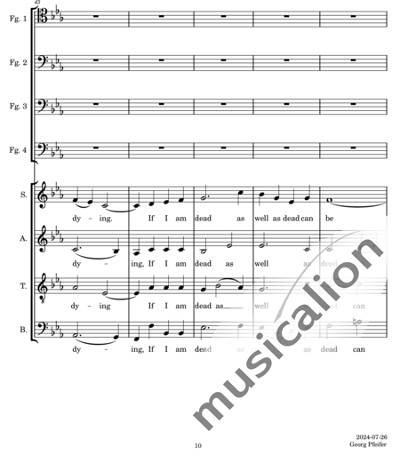 Anonymus, Unknown: Danny Boy - Choir>SATB+Bassoon C 4:10