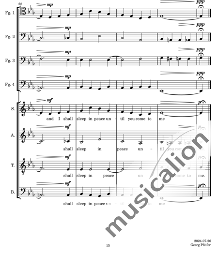 Anonymus, Unknown: Danny Boy - Choir>SATB+Bassoon C 4:15