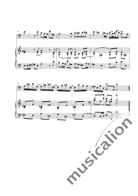 Festing, Michael Christian : Adagio - Violoncello+Orgel:2