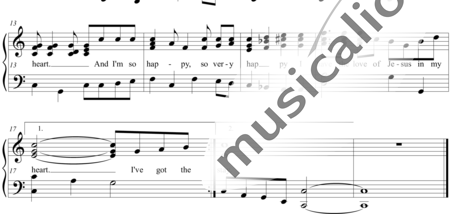 Anonymus, Unknown: Down in my Heart (I've Got the Joy) - Solo>sop+Piano:1
