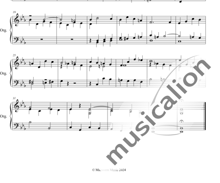 Bellens, Jozef: Interludium Es-Dur - Orgel:1