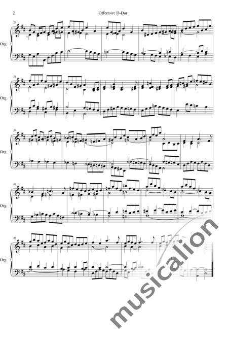 de Meulemeester, Arthur: Offertoire D-Dur - Orgel:2