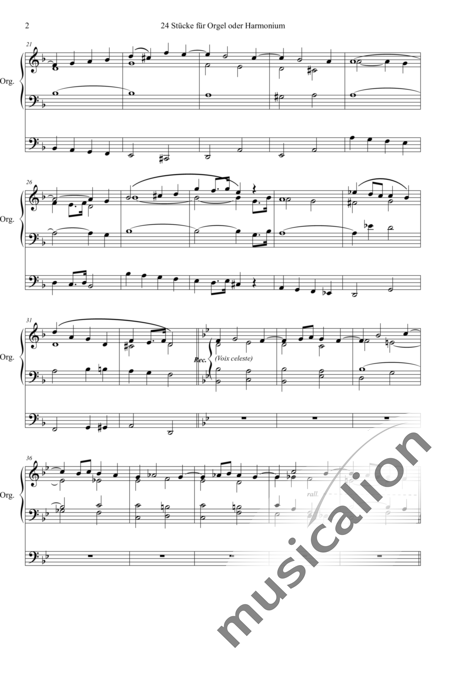 Lepage, Louis: 24 Stücke für Orgel oder Harmonium Nr 4 Absoute - Orgel>mPed:2