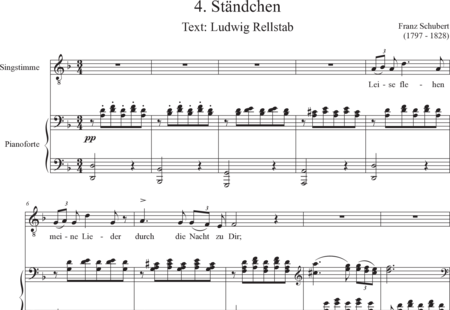 Schubert, Franz (Peter): Serenata - Solo>Ten+Piano:0