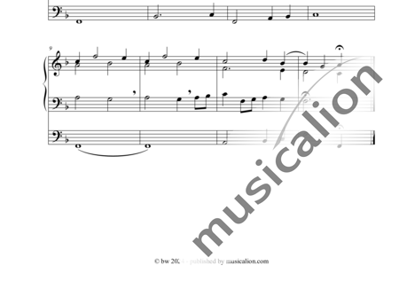 Anónimo, desconocido: Zu Bethlehem geboren (Mel. II) (4) - (Born in Bethlehem) - Órgano>cPed:1