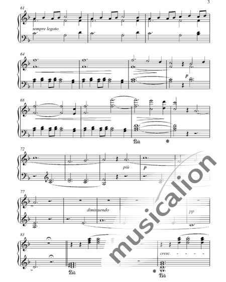 Liszt, Franz: O heilige Nacht (O Holy Night) - Piano:3