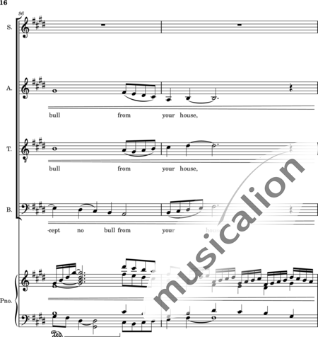 Ellison, William: Psalm 50  The Acceptable Sacrifice A Psalm of Asaph. - Choir>SATB+Piano:16