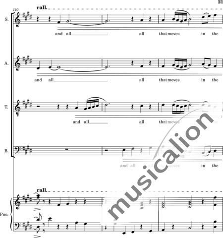 Ellison, William: Psalm 50  The Acceptable Sacrifice A Psalm of Asaph. - Choir>SATB+Piano:21