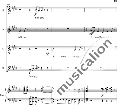 Ellison, William: Psalm 50  The Acceptable Sacrifice A Psalm of Asaph. - Choir>SATB+Piano:23