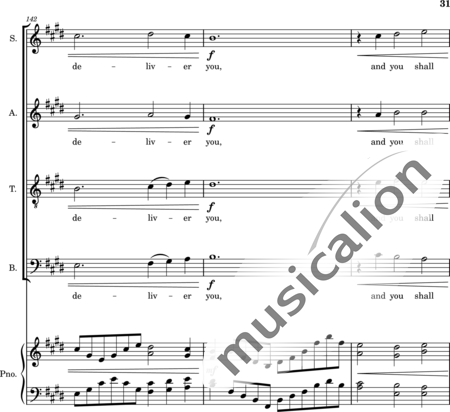 Ellison, William: Psalm 50  The Acceptable Sacrifice A Psalm of Asaph. - Choir>SATB+Piano:31