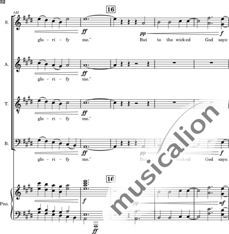 Ellison, William: Psalm 50  The Acceptable Sacrifice A Psalm of Asaph. - Choir>SATB+Piano:32