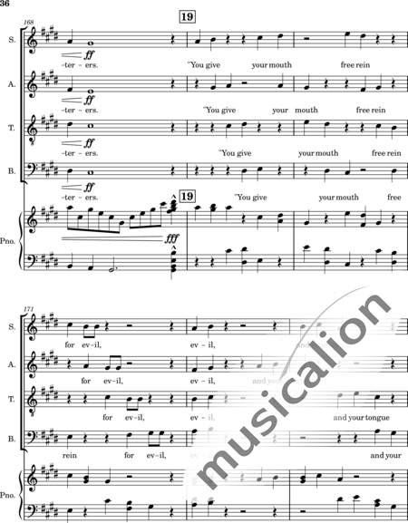 Ellison, William: Psalm 50  The Acceptable Sacrifice A Psalm of Asaph. - Choir>SATB+Piano:36