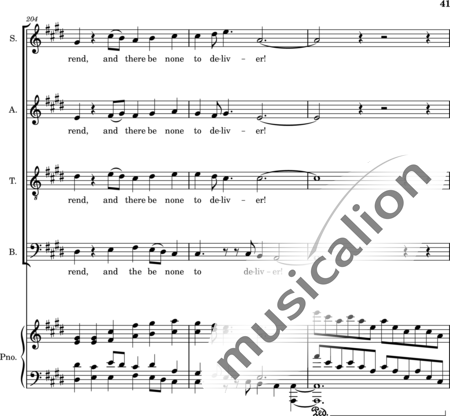 Ellison, William: Psalm 50  The Acceptable Sacrifice A Psalm of Asaph. - Choir>SATB+Piano:41