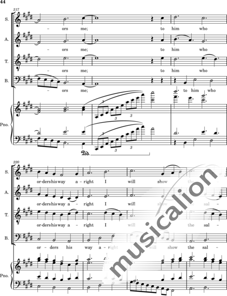Ellison, William: Psalm 50  The Acceptable Sacrifice A Psalm of Asaph. - Choir>SATB+Piano:44