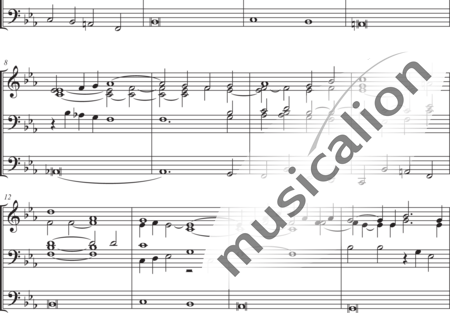 Brahms, Johannes: Geistliches Lied - Orgel>mPed:1