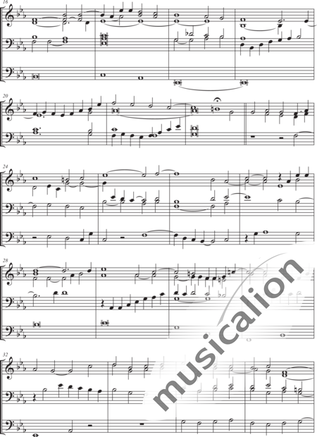 Brahms, Johannes: Geistliches Lied - Orgel>mPed:2