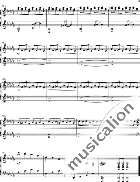 Wightman, Gentri: Falling Snow - Klavier:5
