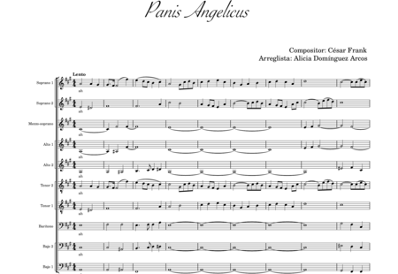Franck, César: Panis Angelicus - Chor>SSSAATTTBBB:0
