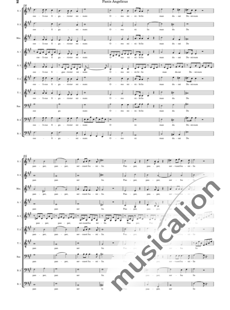 Franck, César: Panis Angelicus - Chor>SSSAATTTBBB:2