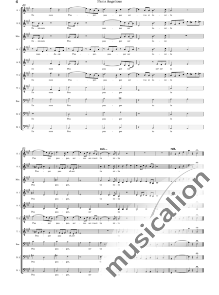 Franck, César: Panis Angelicus - Chor>SSSAATTTBBB:4