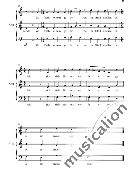 Göttig, Norbert: A Ship is Coming Laden Praise to God 236;1-3+4 - Coro>SAB+Órgano>cPed:3