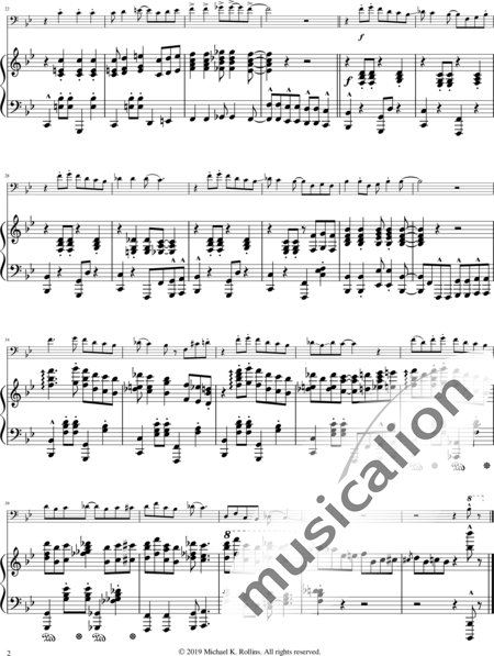 Rollins, Michael K.: Wiggle Waggle Walk - Trombón+Piano:2