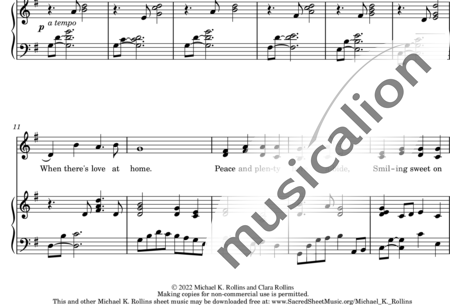 McNaughton, John Hugh: Love Is Spoken at Home - Coro>SAB+Piano:1