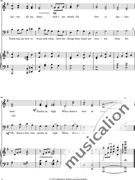 McNaughton, John Hugh: Love Is Spoken at Home - Coro>SAB+Piano:6