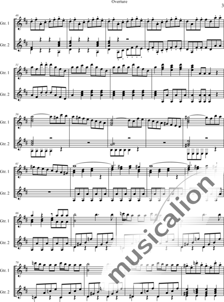 Mozart, Wolfgang Amadeus: Overtura Don Giovanni - Guitar 2:3