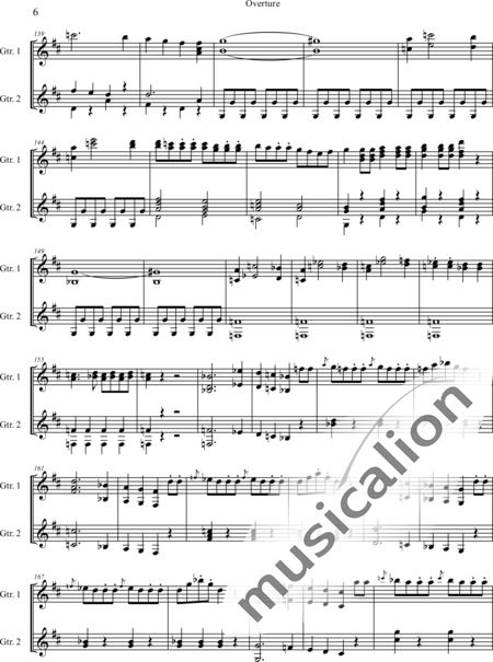 Mozart, Wolfgang Amadeus: Overtura Don Giovanni - Guitar 2:6