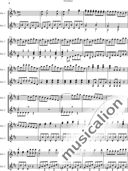 Mozart, Wolfgang Amadeus: Overtura Don Giovanni - Guitar 2:8