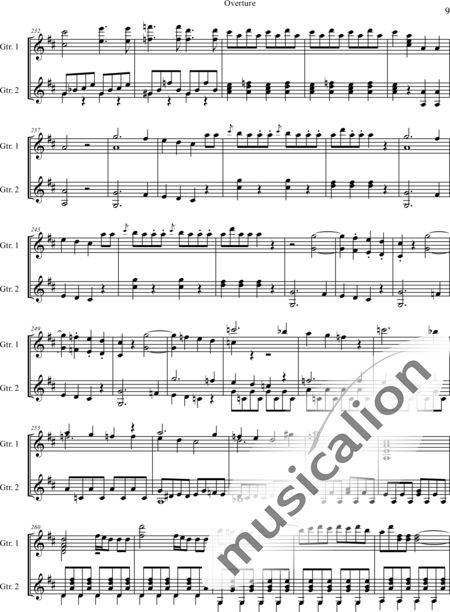 Mozart, Wolfgang Amadeus: Overtura Don Giovanni - Guitar 2:9