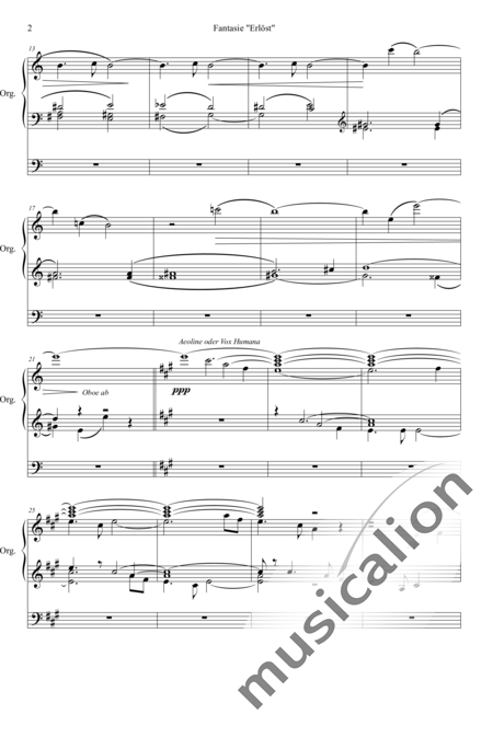 Stehle, Johann Gustav Eduard: Fantasie "Erlöst" (Fantasy “Redeemed”) - Organ>wped:2