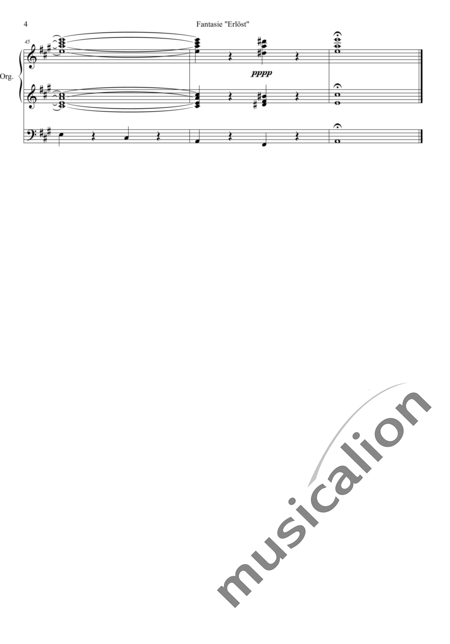 Stehle, Johann Gustav Eduard: Fantasie "Erlöst" (Fantasy “Redeemed”) - Organ>wped:4