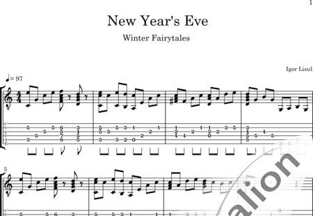 Lisul, Igor: New Year's Eve - Gitarre:0