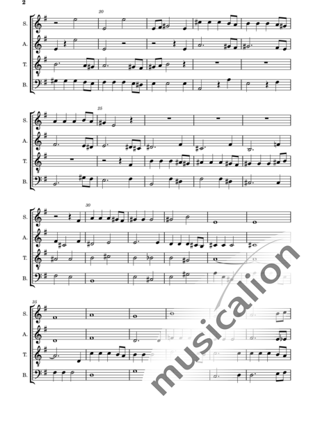 Rüb, Otto: Fuge - Chor>SATB:2