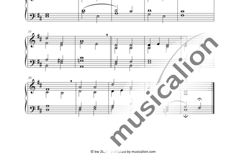 Sullivan, Arthur: Immer mutig vorwärts (2) - Orgel:1