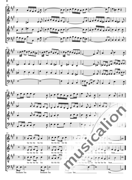 Rüb, Otto: Studie - J. Swing B. (Study - J. Swing B.) - Choir>SATB:2