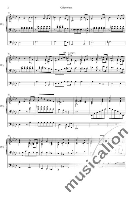 Abt, Franz: Offertorium As-Dur - Orgel>mPed:2