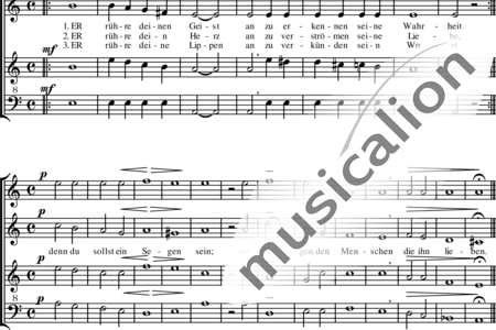 Bier, Friedhelm: Segen - Chor>SATB:1