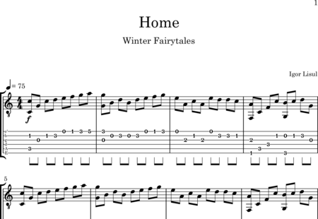 Lisul, Igor: Home - Gitarre:0