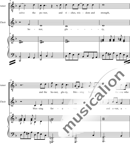 Knapicius, Joseph: The lamb - Solo>Ten+Chor>X+Kl:2