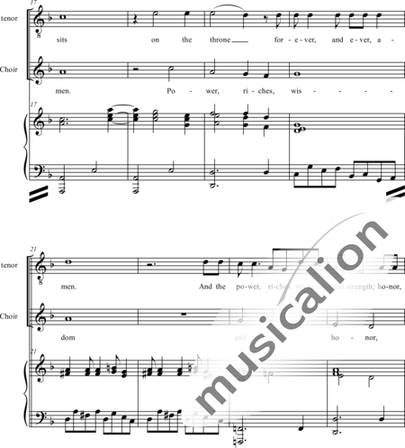 Knapicius, Joseph: The lamb - Solo>Ten+Chor>X+Kl:3
