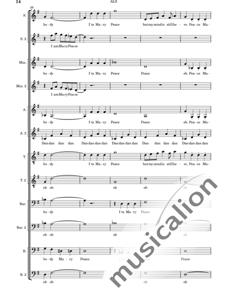 Dominguez Arcos, Alicia: ALS - Chor>SSAATTBB:14
