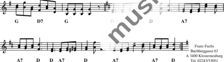 Anonymus, Unknown: Alfelder Triolett - Melodies and Chords:1