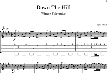 Lisul, Igor: Down The Hill - Guirarra:0