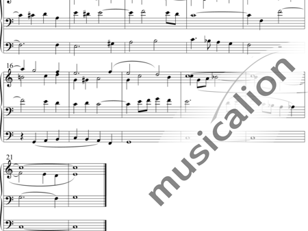 Merkel, Gustav: Moderato in C - Orgel>mPed:1