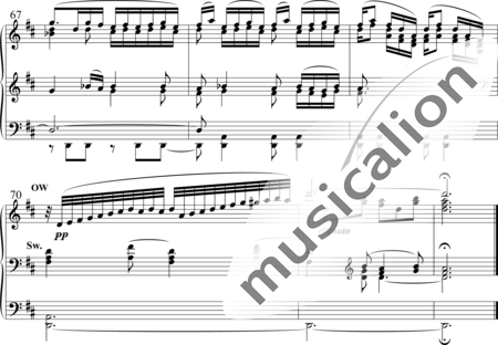 Merkel, Gustav: Pastorale in D - Orgel>mPed:5